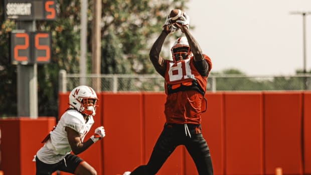 Malachi Coleman wide receiver 2023-08-07 Nebraska football fall camp